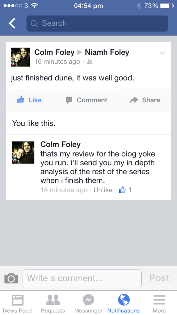 Colm's first LBC review